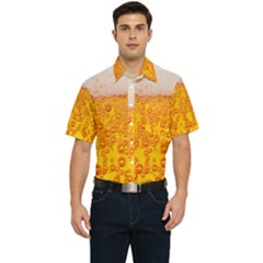 Beer Alcohol Drink Drinks Men s Short Sleeve Pocket Shirt  by Ket1n9
