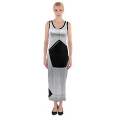 Soccer Ball Fitted Maxi Dress by Ket1n9