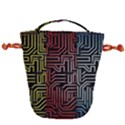 Circuit Board Seamless Patterns Set Drawstring Bucket Bag View1