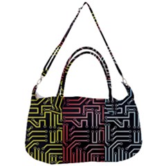 Circuit Board Seamless Patterns Set Removable Strap Handbag by Ket1n9