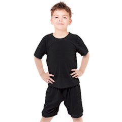 Black Kids  T-shirt And Shorts Set by Ket1n9