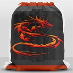 Dragon Drawstring Bag (large) by Ket1n9