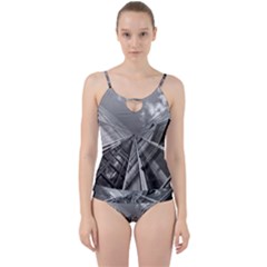 Architecture-skyscraper Cut Out Top Tankini Set by Ket1n9