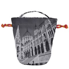 Architecture-parliament-landmark Drawstring Bucket Bag by Ket1n9