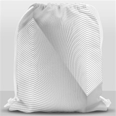 Background-pattern-stripe Drawstring Bag (large) by Ket1n9