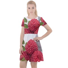 Fruit-healthy-vitamin-vegan Cap Sleeve Velour Dress  by Ket1n9