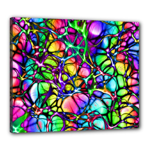 Network-nerves-nervous-system-line Canvas 24  X 20  (stretched) by Ket1n9