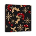 Christmas Pattern With Snowflakes Berries Mini Canvas 6  x 6  (Stretched) View1