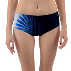 Data-computer-internet-online Reversible Mid-waist Bikini Bottoms by Ket1n9