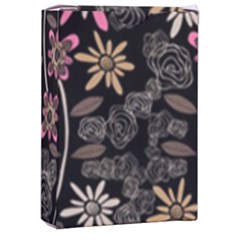 Flower Art Pattern Playing Cards Single Design (rectangle) With Custom Box by Ket1n9