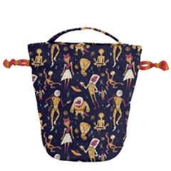 Alien Surface Pattern Drawstring Bucket Bag by Ket1n9