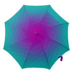 Background-pink-blue-gradient Hook Handle Umbrellas (large) by Ket1n9