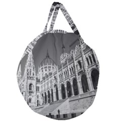 Architecture-parliament-landmark Giant Round Zipper Tote by Ket1n9