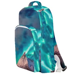 Amazing Aurora Borealis Colors Double Compartment Backpack by Grandong