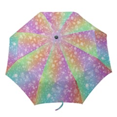 Rainbow Colors Spectrum Background Folding Umbrellas by Ravend