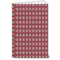 Kaleidoscope Seamless Pattern 8  X 10  Hardcover Notebook by Ravend