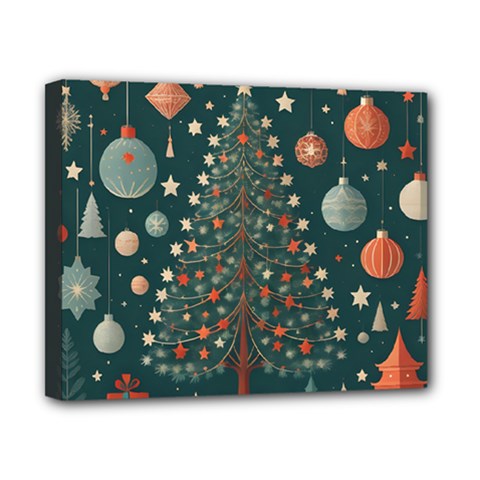 Tree Christmas Canvas 10  X 8  (stretched) by Vaneshop