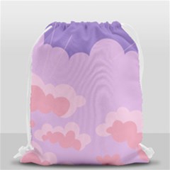Sky Nature Sunset Clouds Space Fantasy Sunrise Drawstring Bag (small) by Vaneshop