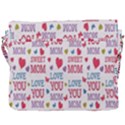 Love Mom Happy Mothers Day I Love Mom Graphic Buckle Messenger Bag View3