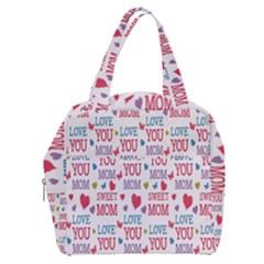 Love Mom Happy Mothers Day I Love Mom Graphic Boxy Hand Bag by Vaneshop