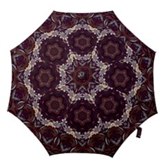 Rosette Kaleidoscope Mosaic Abstract Background Hook Handle Umbrellas (medium) by Vaneshop