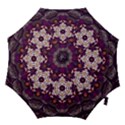 Rosette Kaleidoscope Mosaic Abstract Background Art Hook Handle Umbrellas (Small) View1
