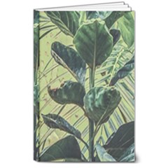 Botanical Tropical Motif Photo Art 8  X 10  Hardcover Notebook by dflcprintsclothing