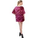Pink Glitter Oversized Chiffon Top View2