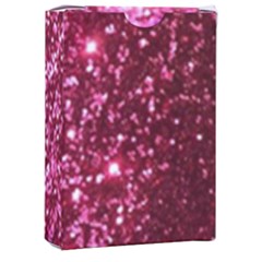 Pink Glitter Playing Cards Single Design (rectangle) With Custom Box by Amaryn4rt