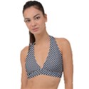 Space Patterns Halter Plunge Bikini Top View1