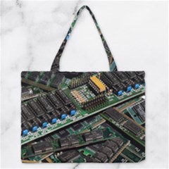 Computer Ram Tech - Zipper Medium Tote Bag by Amaryn4rt