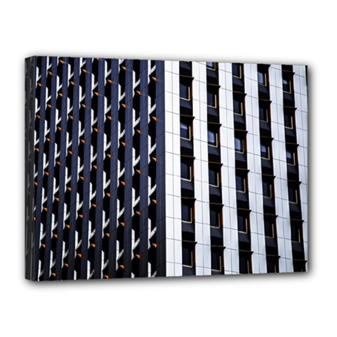 Architecture-building-pattern Canvas 16  X 12  (stretched) by Amaryn4rt