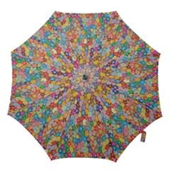 Sakura-cherry-blossom-floral Hook Handle Umbrellas (large) by Amaryn4rt