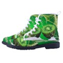 Kiwi Fruit Vitamins Healthy Cut Kid s High-Top Canvas Sneakers View2