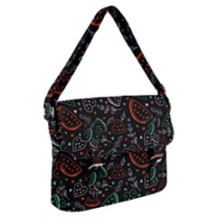 Seamless-vector-pattern-with-watermelons-mint -- Buckle Messenger Bag by Amaryn4rt