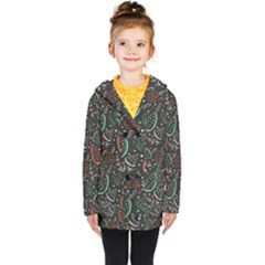 Seamless-vector-pattern-with-watermelons-mint -- Kids  Double Breasted Button Coat by Amaryn4rt