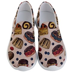 Seamless-pattern-with-sweet-cakes-berries Men s Lightweight Slip Ons by Amaryn4rt
