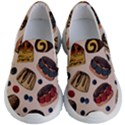Seamless-pattern-with-sweet-cakes-berries Kids Lightweight Slip Ons View1