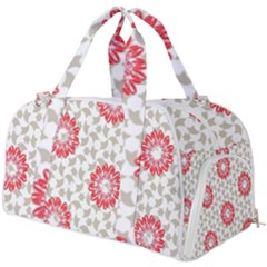 Print Pattern Fashion Background Burner Gym Duffel Bag by Pakjumat