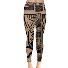 Artistic Psychedelic Inside Out Leggings by Modalart