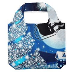 Merry Christmas Premium Foldable Grocery Recycle Bag by Sarkoni