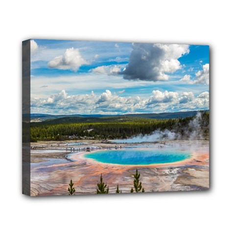 Mountains Trail Forest Yellowstone Canvas 10  X 8  (stretched) by Sarkoni