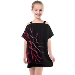 Pattern Design Abstract Background Kids  One Piece Chiffon Dress by Amaryn4rt