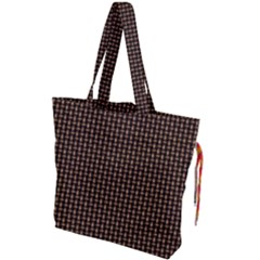 Fabric Pattern Texture Background Drawstring Tote Bag by Amaryn4rt