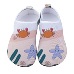Cartoon Marine Life Marine Drawing Women s Sock-style Water Shoes by Sarkoni