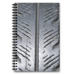 Mature Black Auto Altreifen Rubber Pattern Texture Car 5 5  X 8 5  Notebook by Amaryn4rt