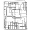 Structure Pattern Network 8  x 10  Hardcover Notebook View1