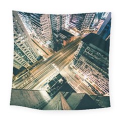 Architecture Buildings City Square Tapestry (large) by Amaryn4rt