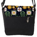 Flower Grey Pattern Floral Removable Flap Cover (S) View2