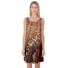 Stainless Structure Collection Sleeveless Satin Nightdress by Amaryn4rt
